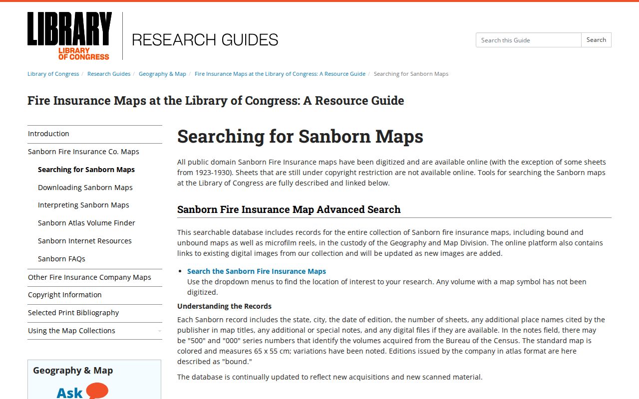 Covina city directory Sanborn map guide