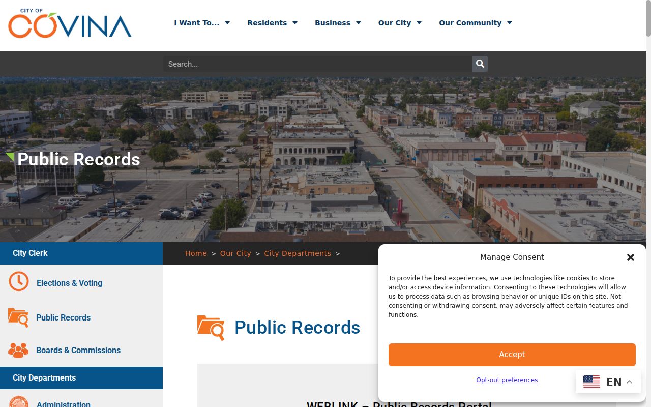 Covina residents directory public records archive and Laserfiche