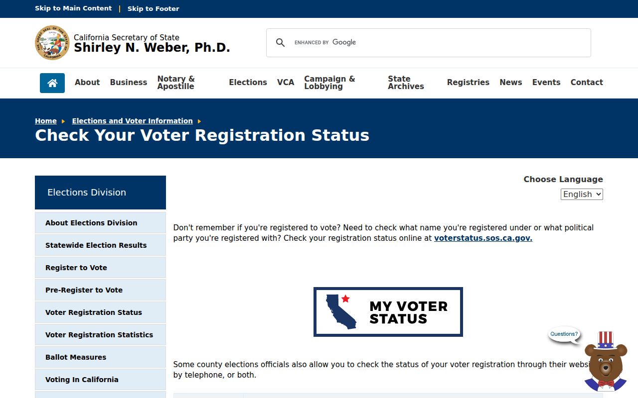 Covina ZIP code directory California voter registration gateway